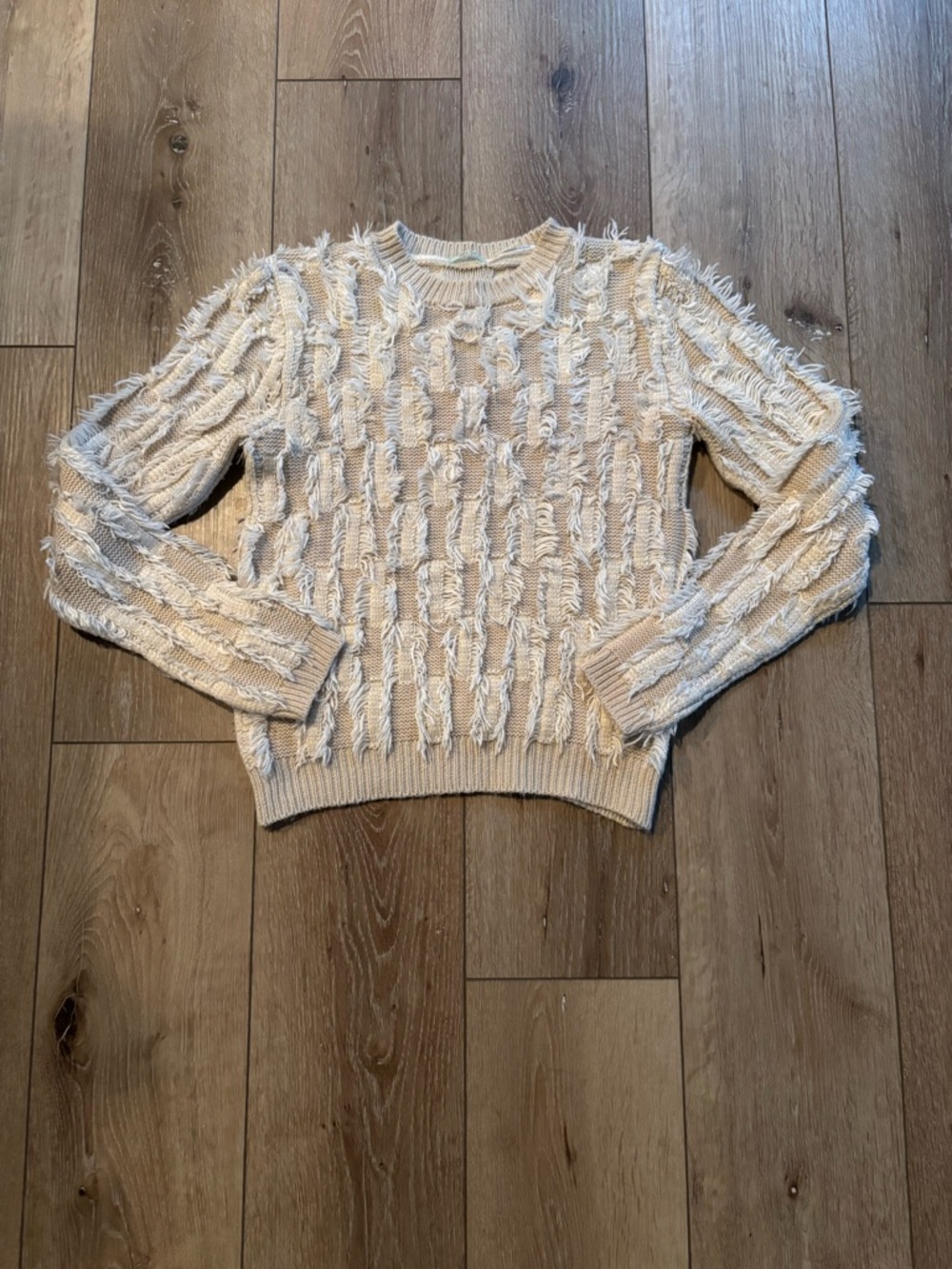 Kimchi Blue fringe sweater. Size small